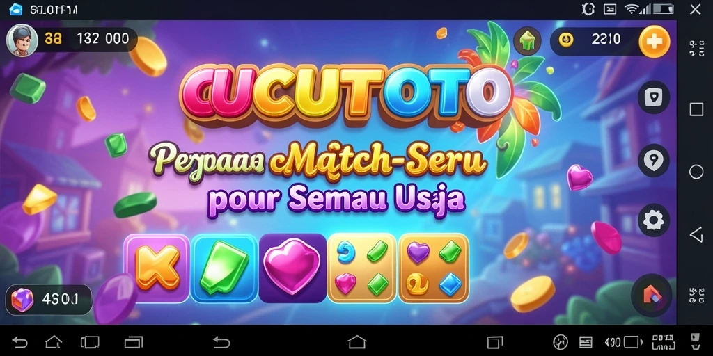 Tampilan gameplay <strong>CUCUTOTO</strong> yang memukau dan penuh warna.
