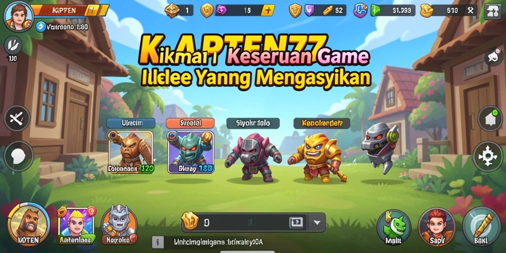 Screenshot KAPTEN77 menampilkan gameplay yang santai dan menyenangkan.