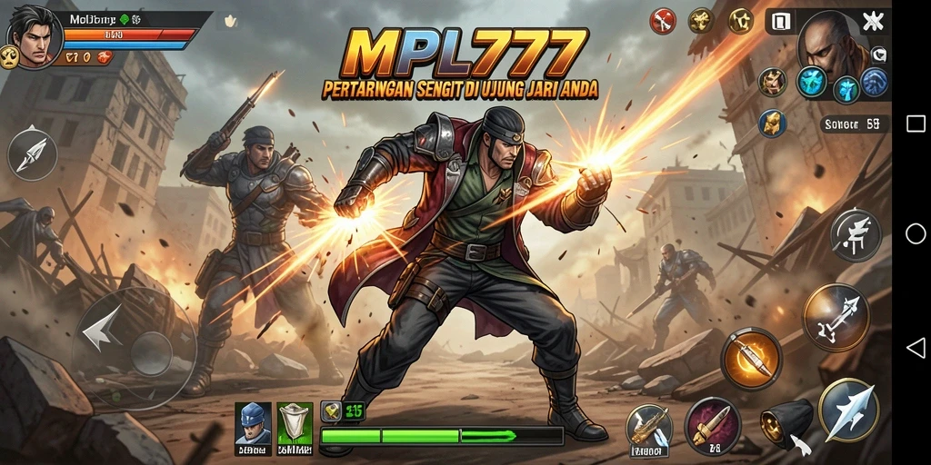 Tangkapan layar dari gameplay intens MPL777 saat pertarungan berlangsung.