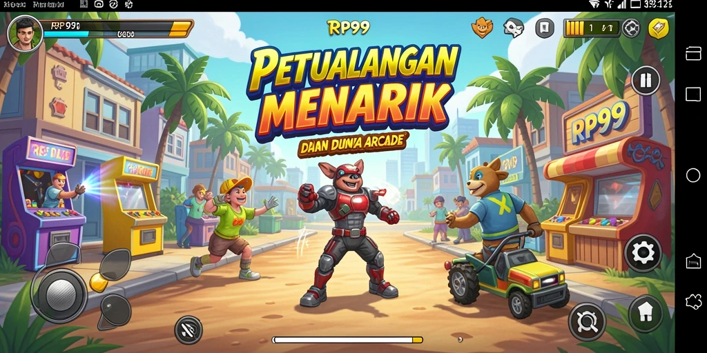 Tampilan menarik dari gameplay RP99 yang mendebarkan.