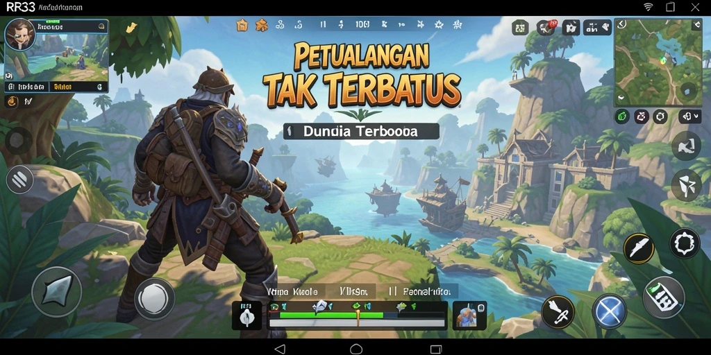 Tampilan gameplay Open World RR33 yang mengesankan dan menakjubkan.