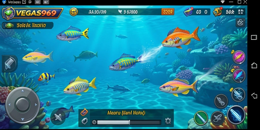 Screenshot gameplay seru dari game Tembak Ikan VEGAS969.